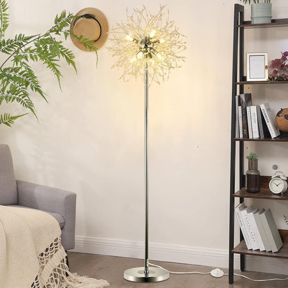 Crystal Floor Lamp, High Pole Lamp, Fireworks Lamp