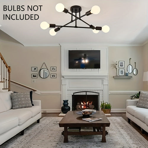 Sputnik Chic Metal Chandelier