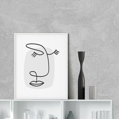 Minimalist Modern Art Print on Archival Matte Paper