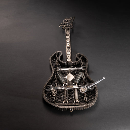 "The Original" Electric Guitar Sculpture | Heavy Metal Wall Art