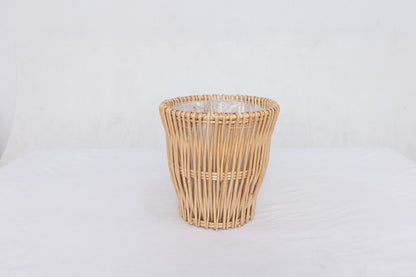 Handwoven Planter Basket with Liner — Versatile Storage & Plant Holder