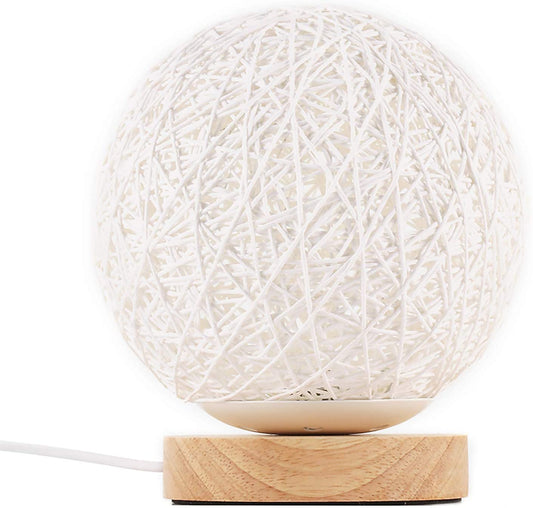 Wood Moon Table Lamp | USB Charged