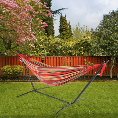 2-Person Freestanding Hammock with Steel Frame | For Backyard, Patio & Camping