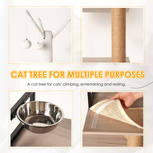 All-in-One Cat Tower for Indoor Cats – Play, Rest & Hide