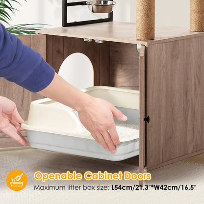 All-in-One Cat Tower for Indoor Cats – Play, Rest & Hide