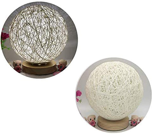 Wood Moon Table Lamp | USB Charged