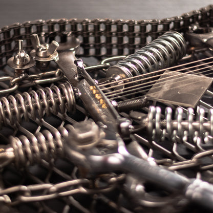 "The Original" Electric Guitar Sculpture | Heavy Metal Wall Art