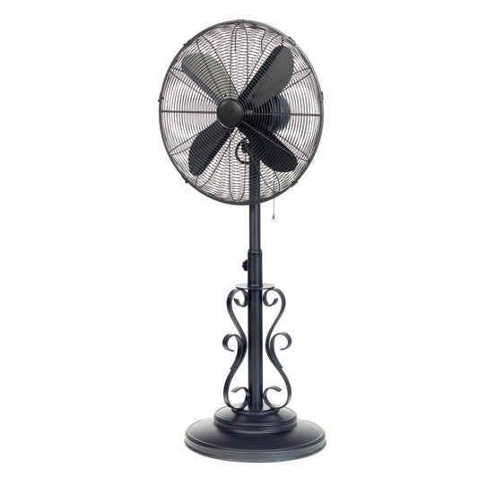 Vintage-Inspired Cast Metal Fan – 18” Outdoor