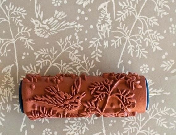 Reusable Rubber Roller for Furniture & Fabric Painting
