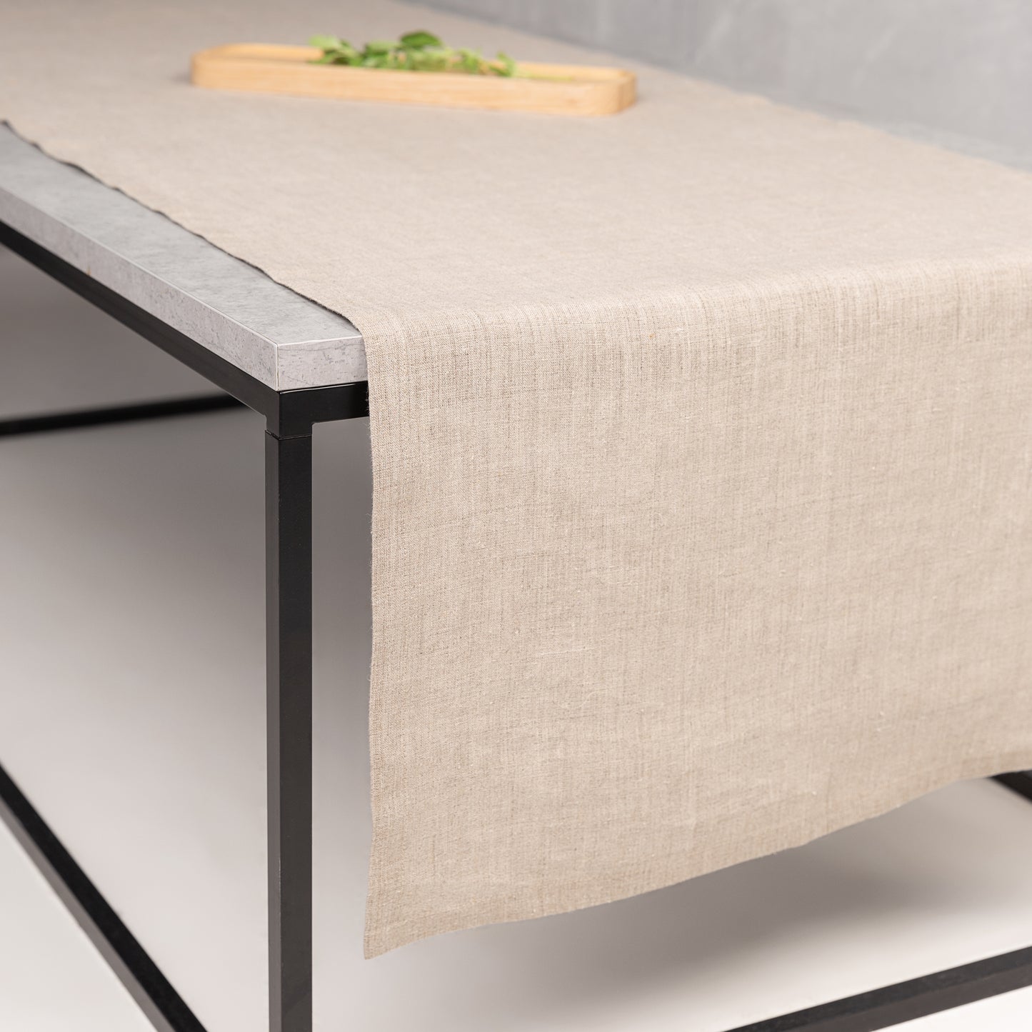 The 100% Natural Flax Table Runner