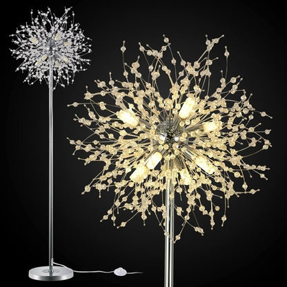 Crystal Floor Lamp, High Pole Lamp, Fireworks Lamp