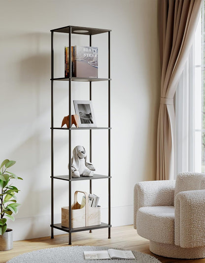RGBW 5-Tier Display Floor Lamp – Color-Changing with Adjustable Brightness