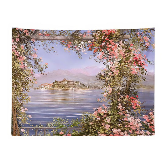 Mediterranean Rose Tapestry