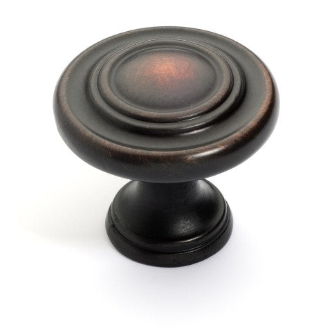 The Classic 1.25" Cabinet Knob - Aged Oil Rubbed Bronze