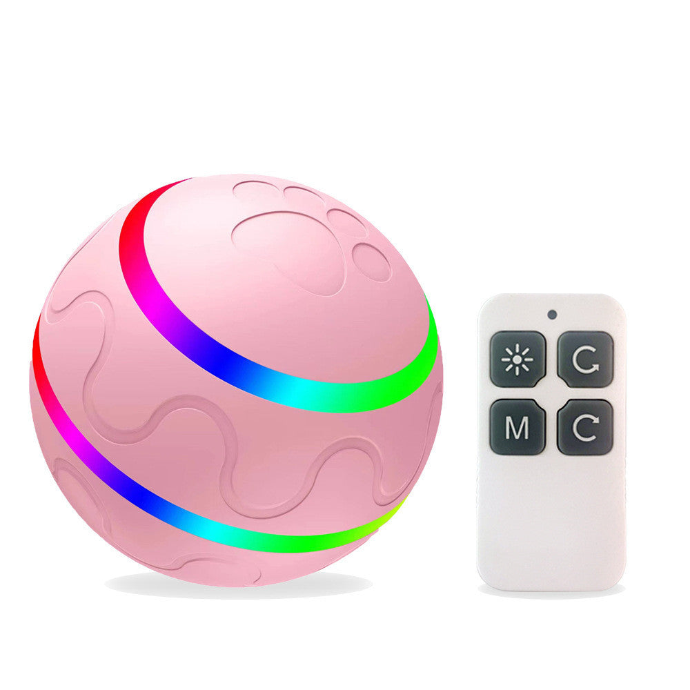 Self-Rolling Cat Toy Ball – Automatic Interactive Toy with Remote