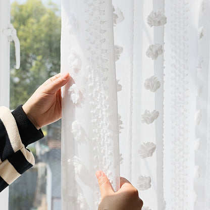 French Pastoral Gauze Curtains