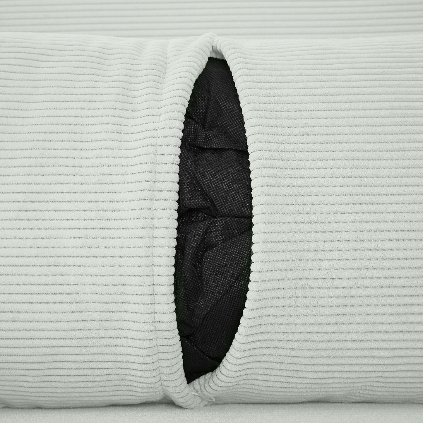 Willow Sage Green Corduroy Loveseat Sleeper - Mid-Century Style