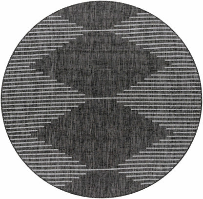 Stephan Black & White Area Rug – Modern Geometric Design