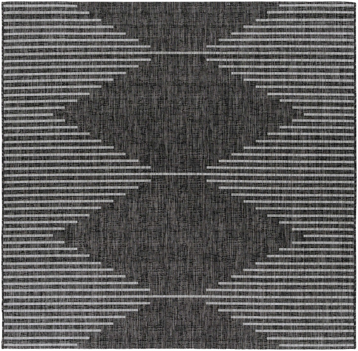 Stephan Black & White Area Rug – Modern Geometric Design