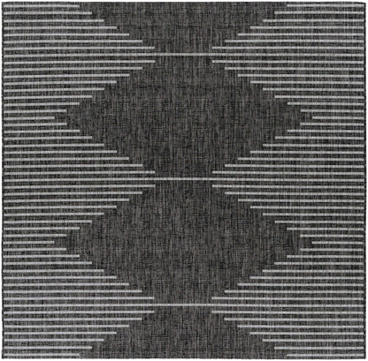 Stephan Black & White Area Rug – Modern Geometric Design