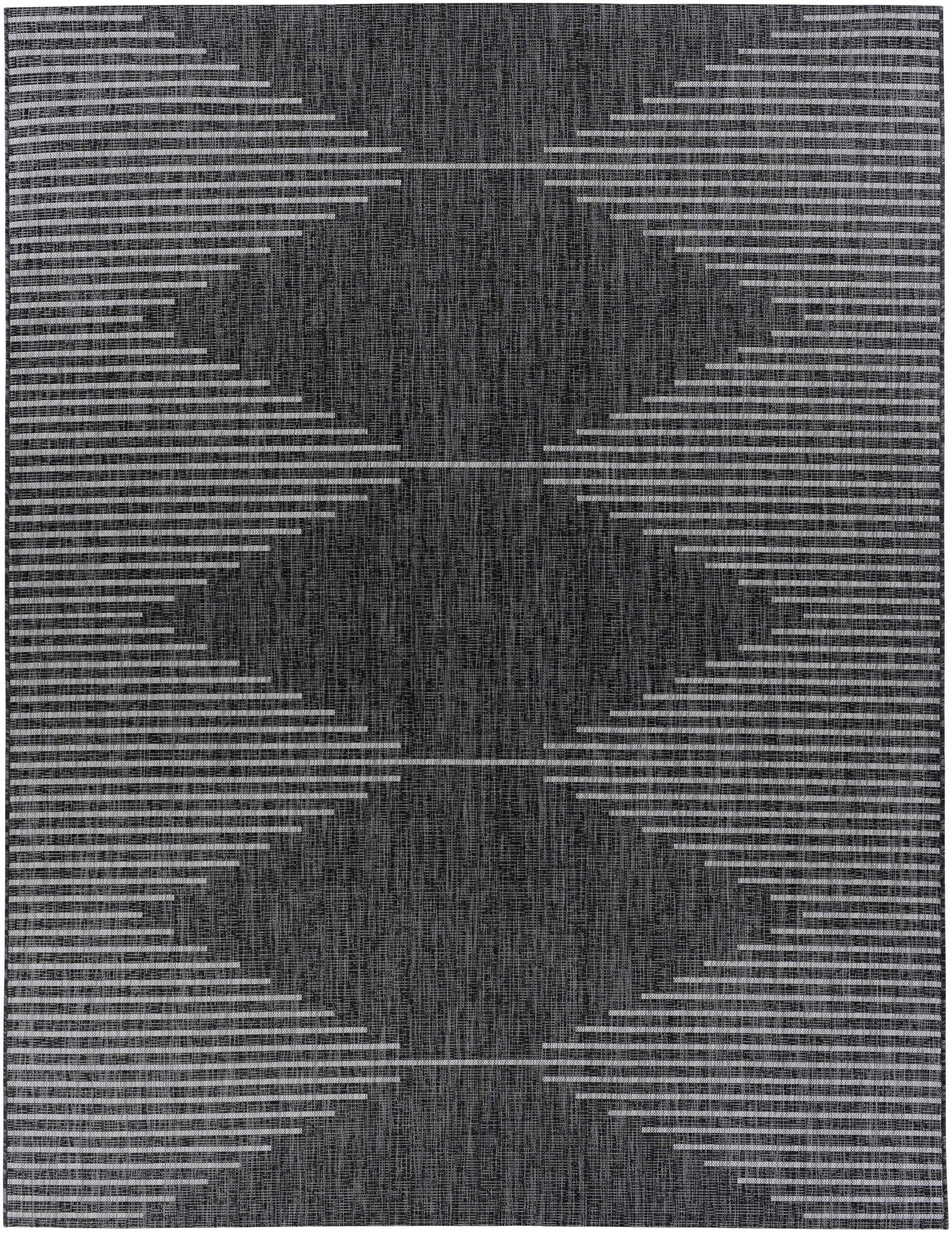 Stephan Black & White Area Rug – Modern Geometric Design