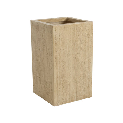 Magnesium Oxide (MGO) Planter Box | 27-Inch Tall with Drainage Plug