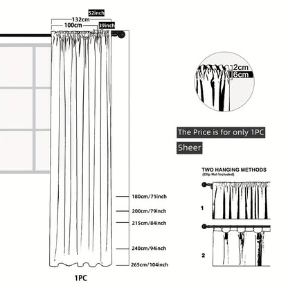 Sheer Rod Pocket Window Treatment
