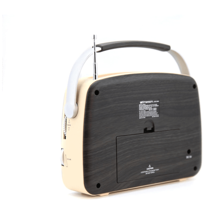 Emerson Retro Radio Bluetooth 5.0 Portable AM/FM Rechargeable Analog Wood Finish