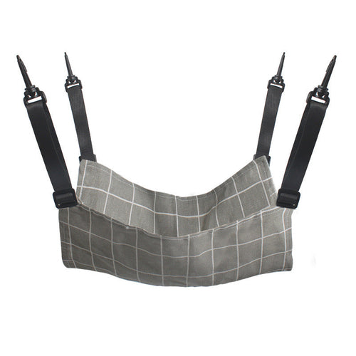 Adjustable Dual-Sided Cat Hammock in Star/Plaid Patterns