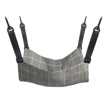 Adjustable Dual-Sided Cat Hammock in Star/Plaid Patterns