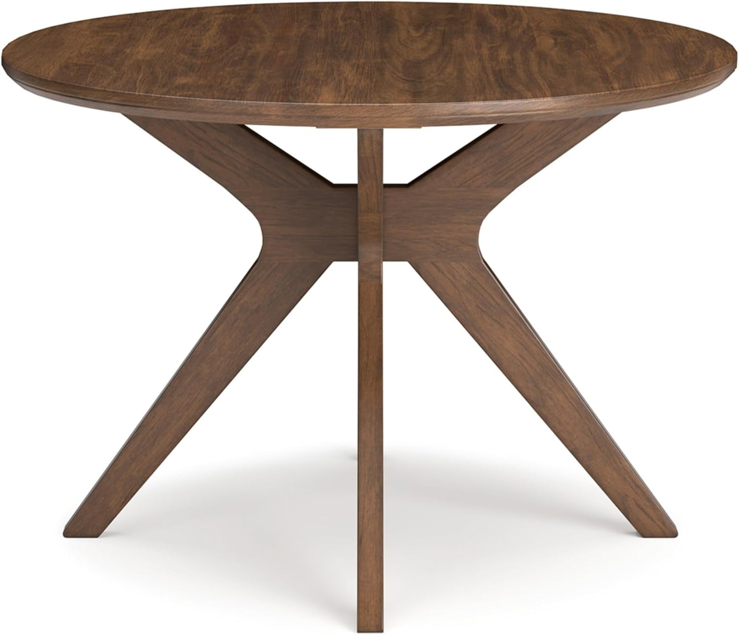 Traditional Round Dining Table – Retro-Inspired Design for Everyday Use