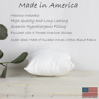 17x17 | Square Angel Hair Insert | Indoor Outdoor Down Alternative
