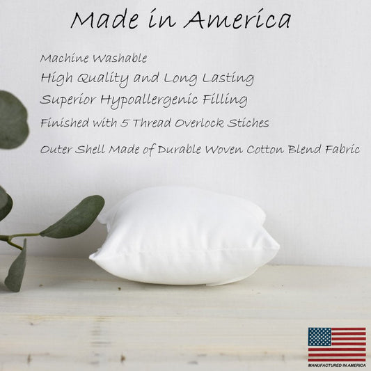 19x19 | Square Angel Hair Insert | Indoor Outdoor Down Alternative