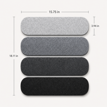 Modular Felt Pin Board Strips – 4pc Self-Adhesive Set