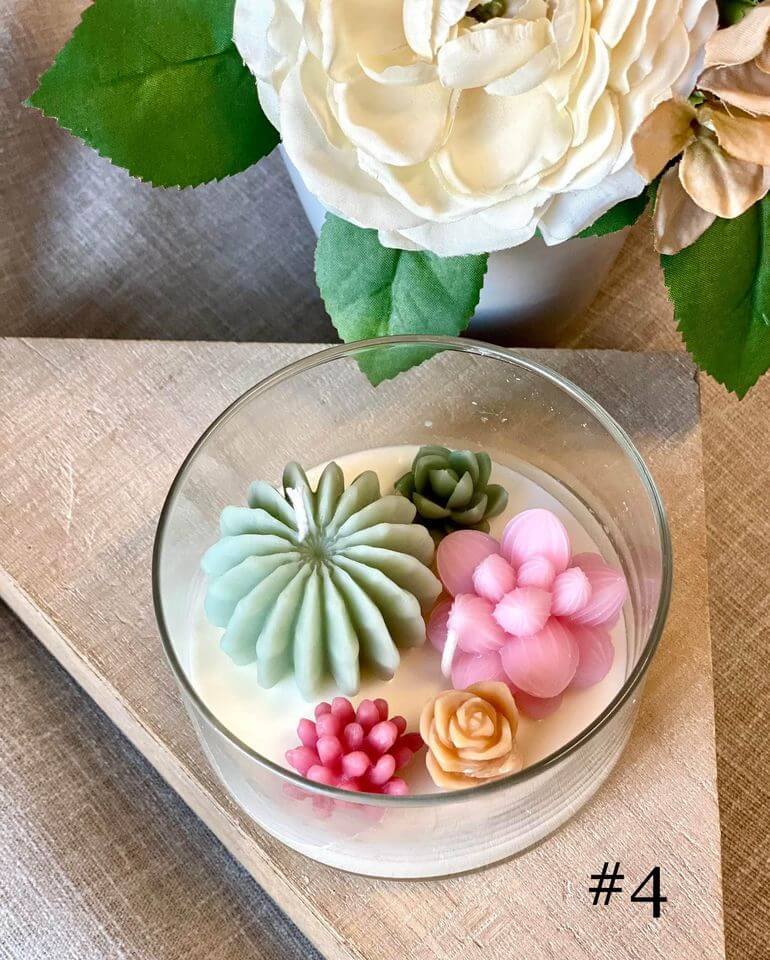 Serene Garden Scented Candle for Relaxation