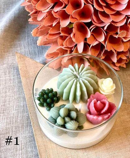 Serene Garden Scented Candle for Relaxation