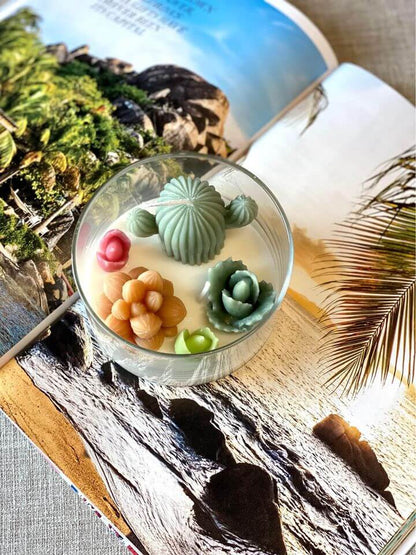 Serene Garden Scented Candle for Relaxation