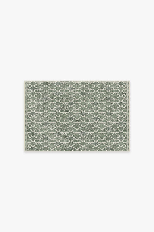 Grogu™  Trellis Sage Tufted Rug