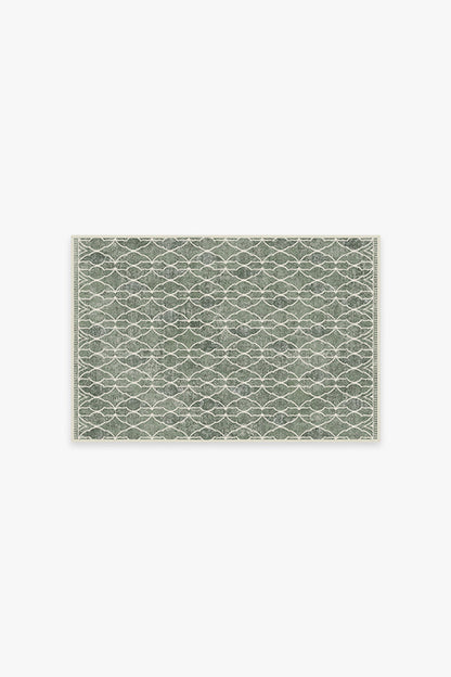 Grogu™  Trellis Sage Tufted Rug
