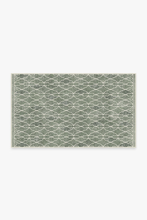 Grogu™  Trellis Sage Tufted Rug