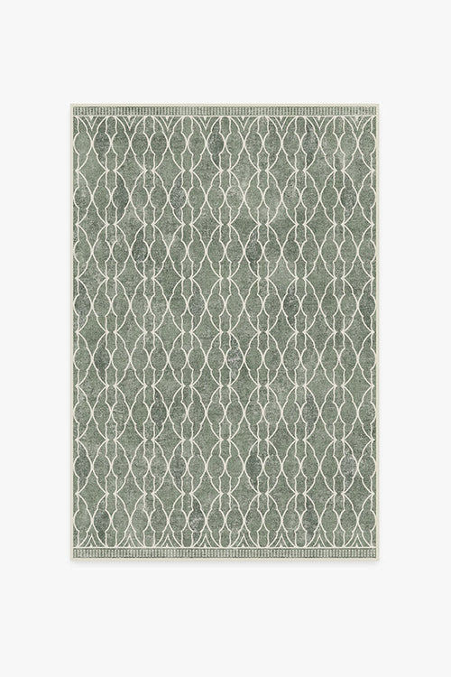 Grogu™  Trellis Sage Tufted Rug