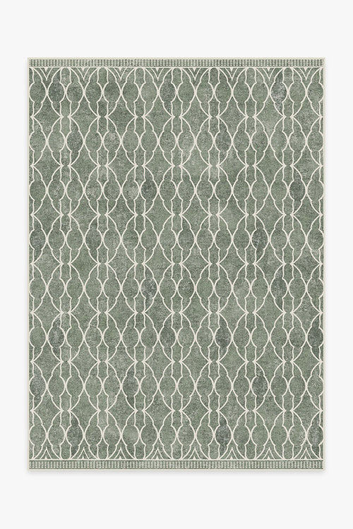 Grogu™  Trellis Sage Tufted Rug