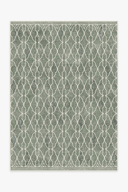 Grogu™  Trellis Sage Tufted Rug