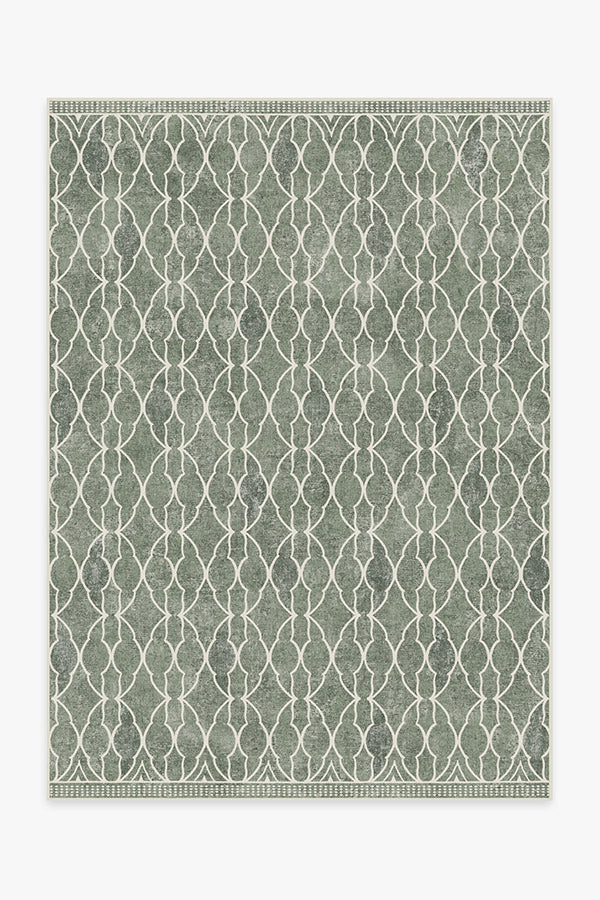Grogu™  Trellis Sage Tufted Rug