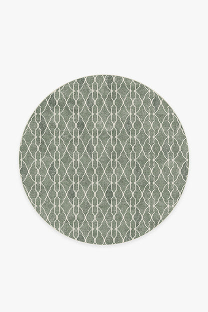 Grogu™  Trellis Sage Tufted Rug