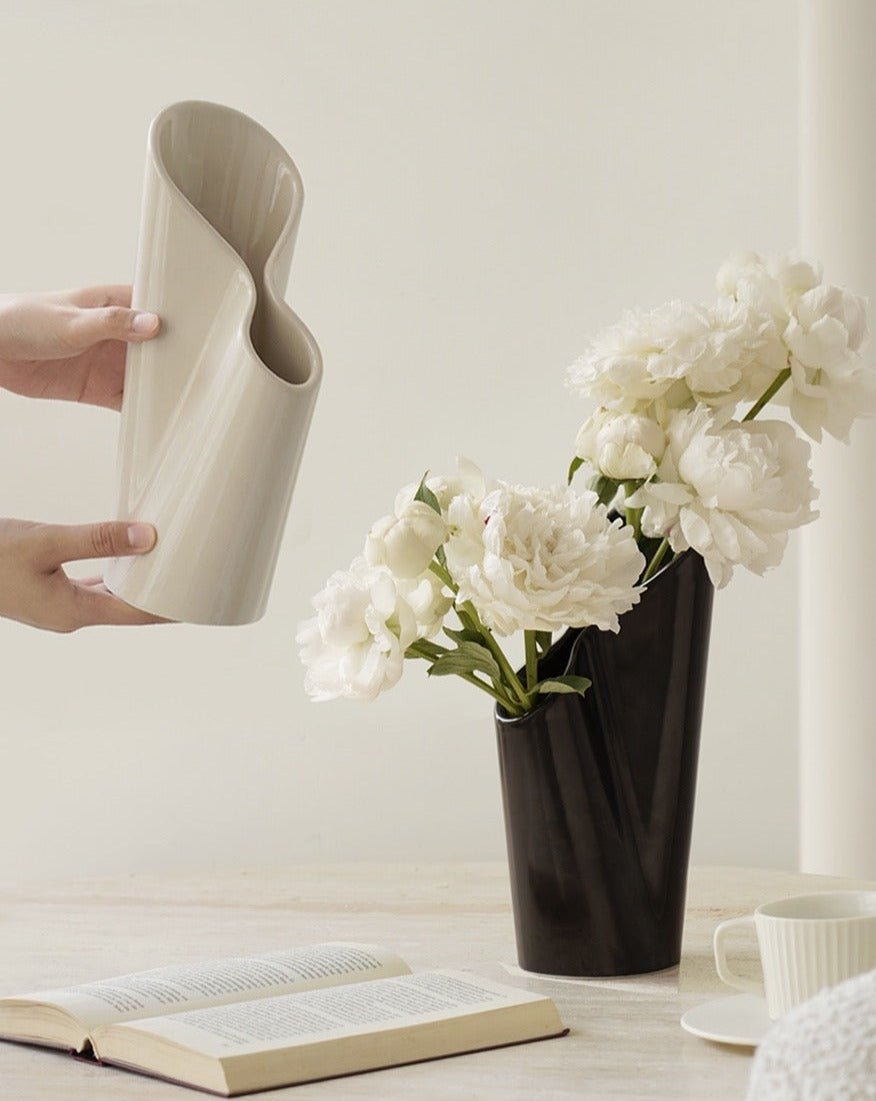 Handmade Ceramic Twins Vase