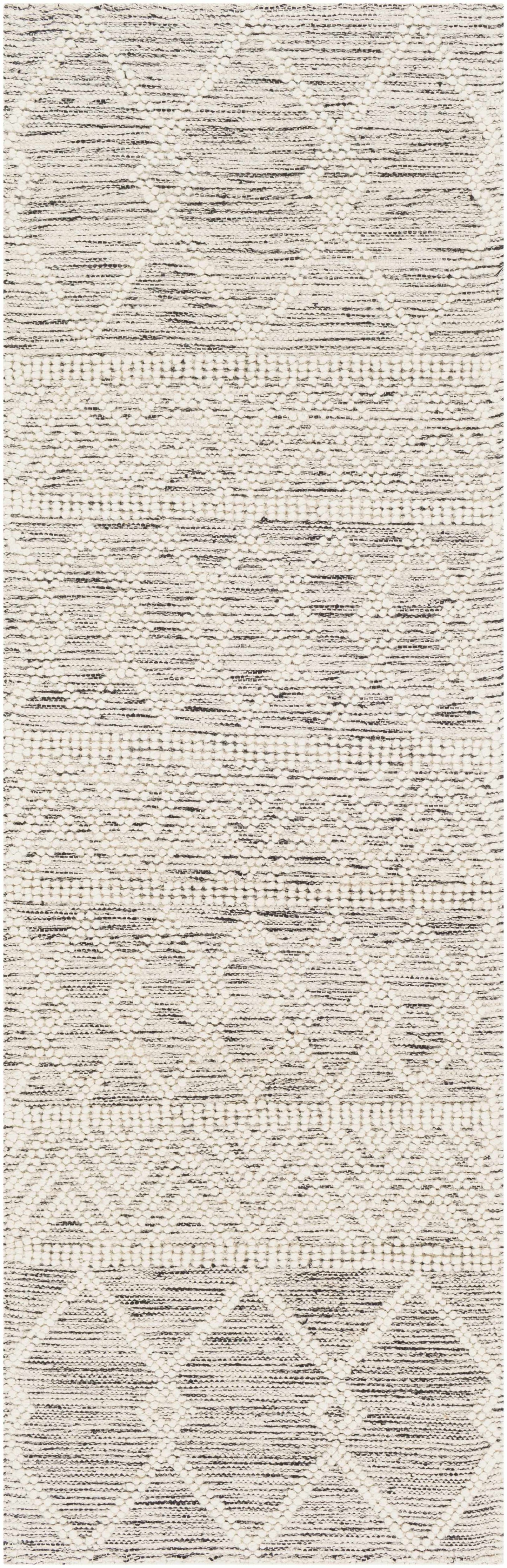 Whittington Moroccan Wool Area Rug – Handcrafted, No-Pile Design