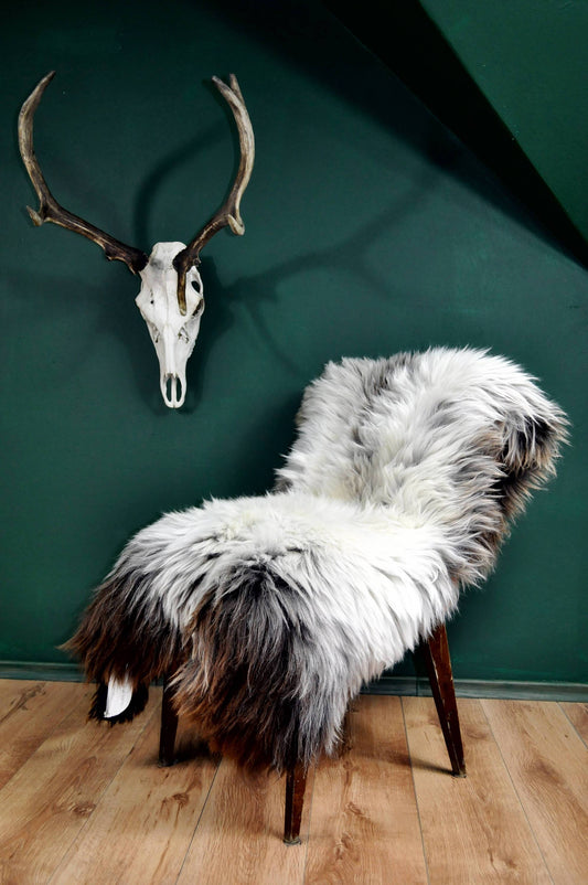 Gray Sheepskin Rug