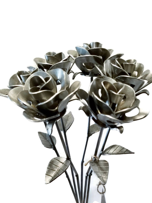 Rustic steel forever roses – perfect wedding and anniversary gift