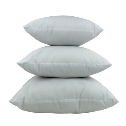 Down Alternative Hypoallergenic Pillow Insert Cotton Cover | 10x10 |